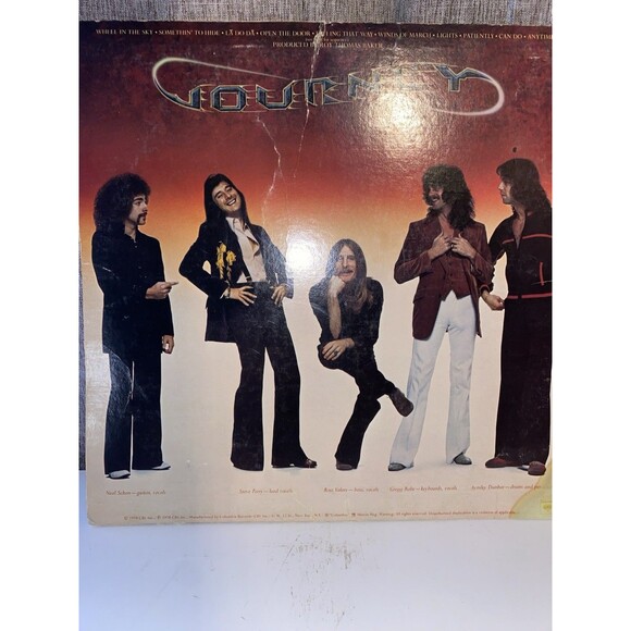 JOURNEY INFINITY 12" LP VG+ VINYL RECORD COLUMBIA 1978 WHEEL IN THE SKY - Picture 2 of 3